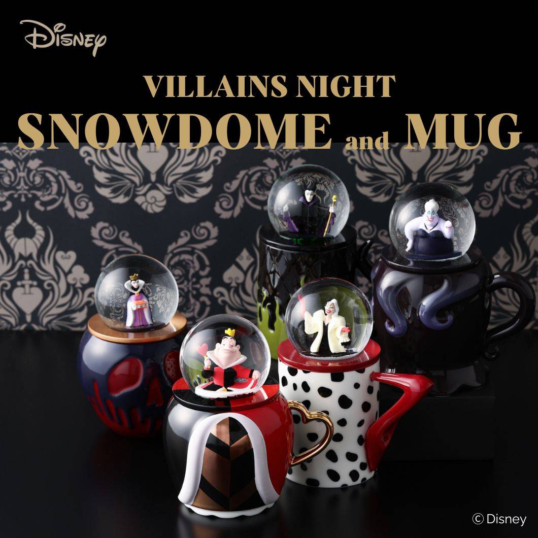 Disney VILLAINS NIGHT SNOWDOME & MUG | Francfranc（フランフラン 