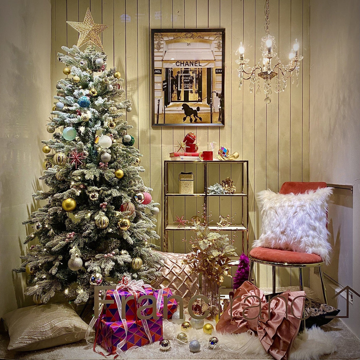 リース89向日葵 ゆうたんけいたんXmasウォールフラワー86スガーランド