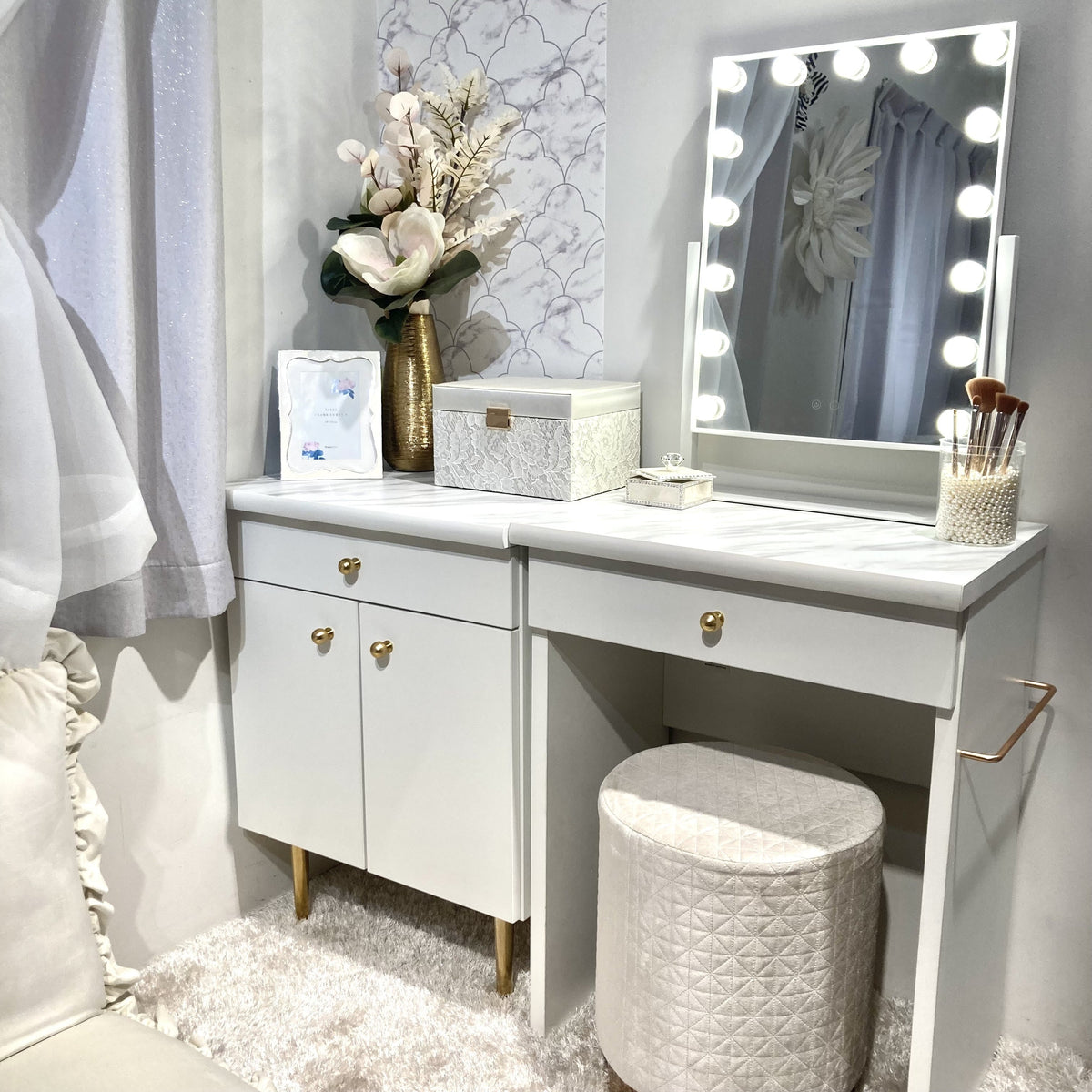 フランフラン　L ゴールド  ドレッサー フランフラン L ゴールド ドレッサー フランフラン ゴールド