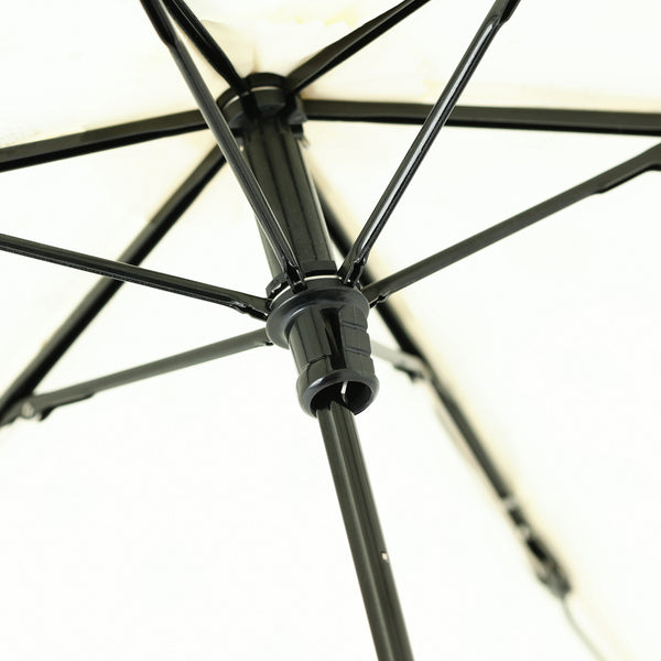 テンポ 折りたたみ傘 ホワイト（晴雨兼用）