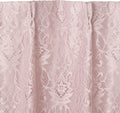 ドレッシーxスペイシア 二重縫製カーテン ライトピンク H1780xW1000 （レース&ドレープ/既製）