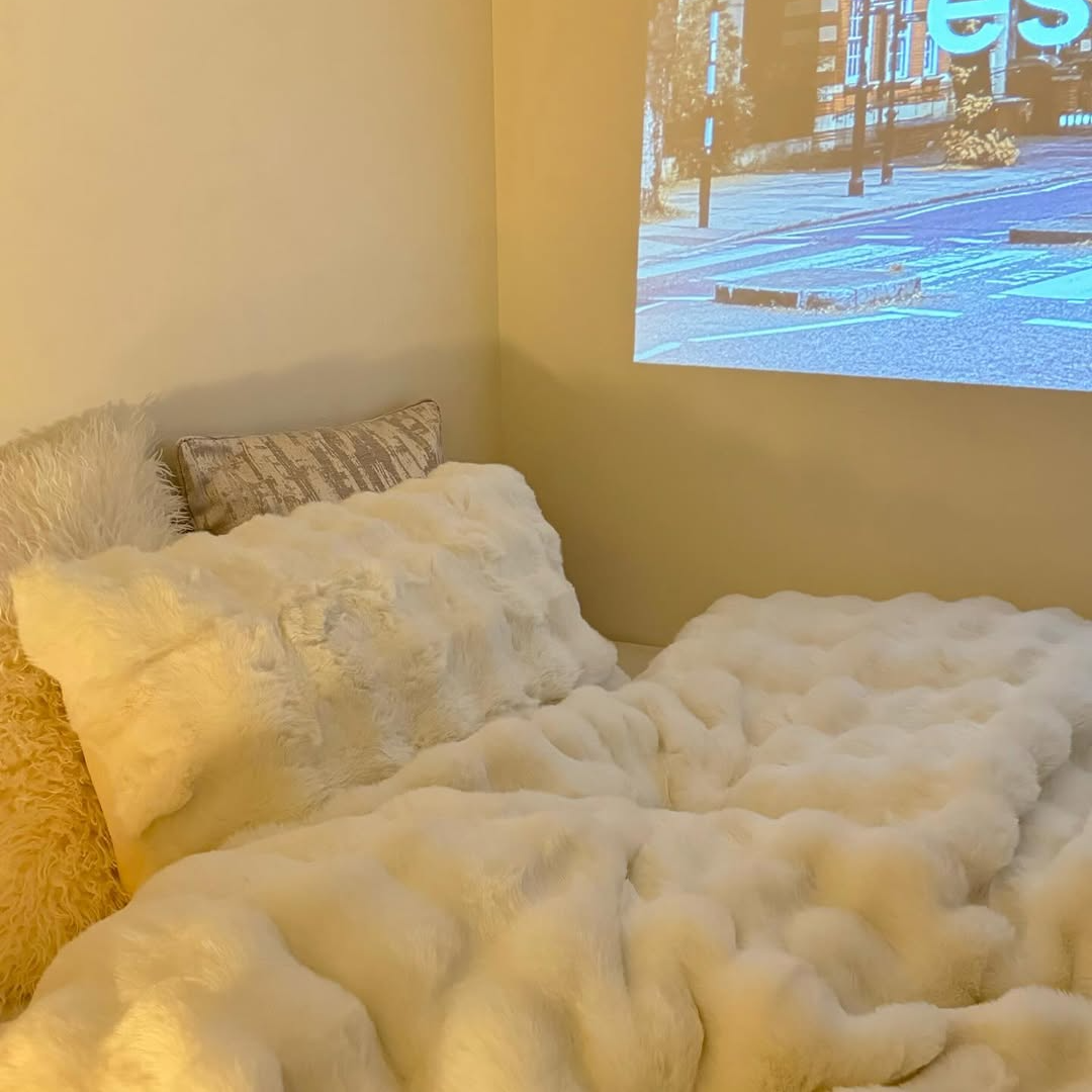 WARMY ポコモコファー 掛け布団カバー シングル ホワイト WARMY ポコモコファー 掛け布団カバー シングル ホワイト