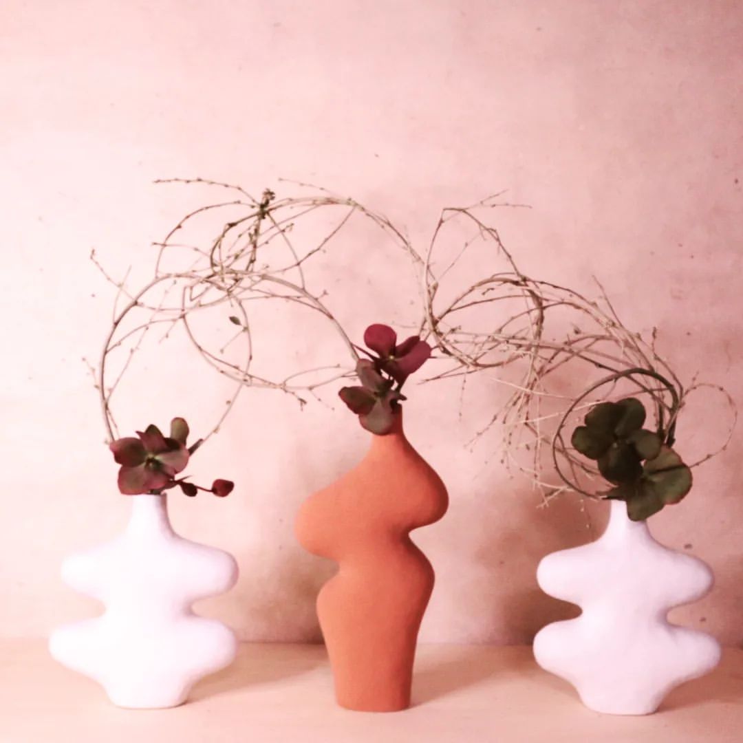 オブジェとして使える彫刻のようなフラワーベース | Francfranc