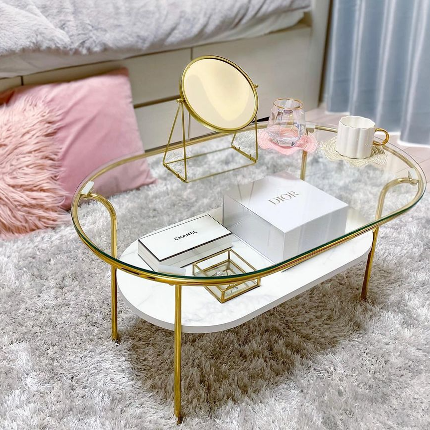 Franc franc レガート コーヒー テーブル Sサイズ 大理石 ゴールド Franc franc レガート コーヒー テーブル Sサイズ 大理石 ゴールド