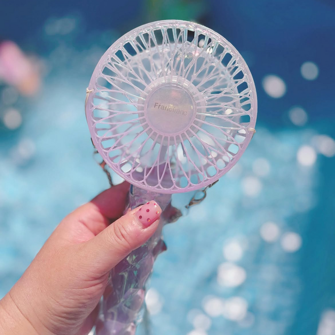 可愛いも、涼しさも、この夏の味方。ジェルキルトハンディファンと軽やかなお出かけへ