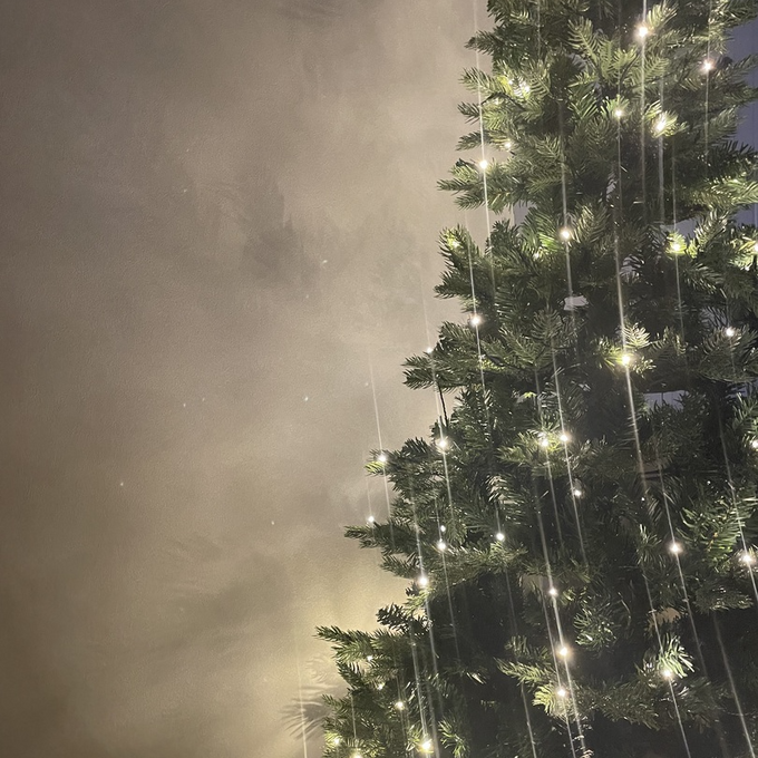 飾り付け方で様々な表情を楽しめるLEDライト付きクリスマスツリー 飾り付け方で様々な表情を楽しめるLEDライト付きクリスマスツリー