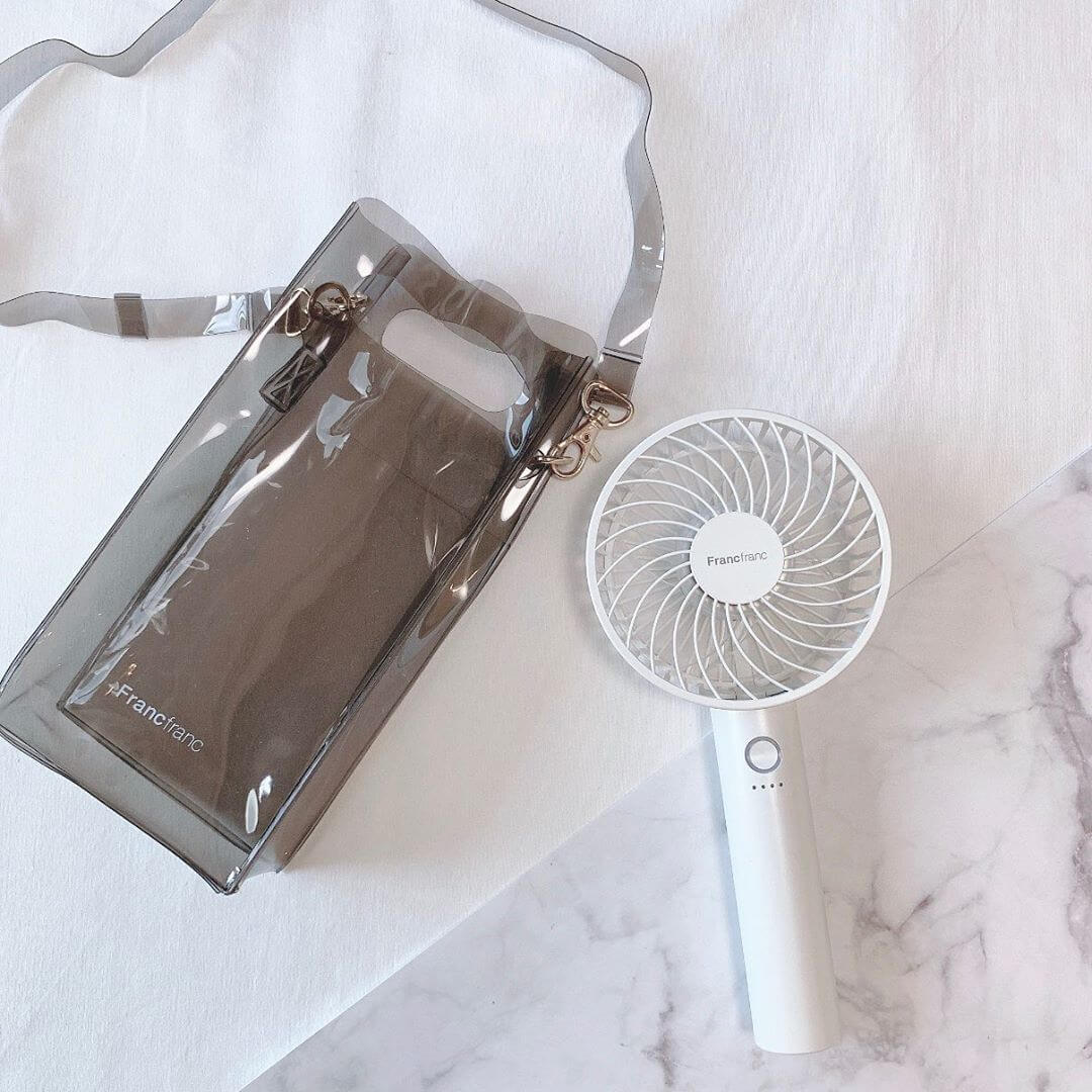 今年は専用クリアバッグも。毎年大人気のハンディファン | Francfranc