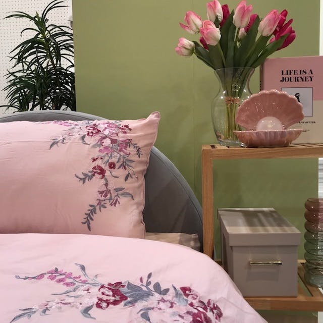 Francfranc  エリム掛け布団カバー&枕カバー　　ライトピンク エリム 掛け布団カバー セミダブル ライトピンク | Francfranc（フラン