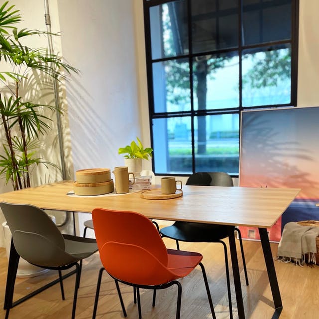 フランフラン レアーレ チェア グレー 2客セット 88201-2-010 アビレ