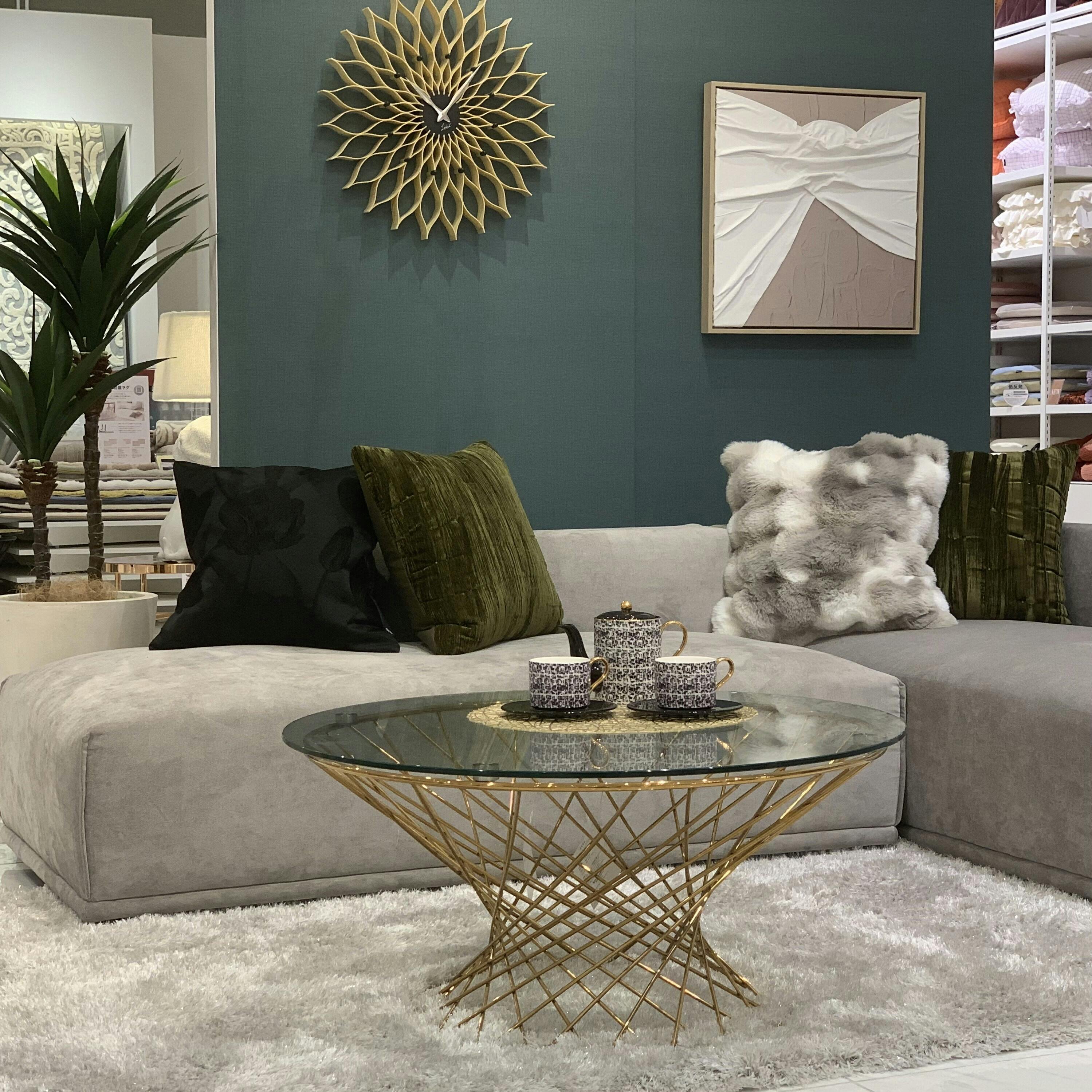 Francfranc クッションカバー　　　　　　フェザークッション　2個セット ふっくら フェザー クッション（中材）450×450 | Francfranc