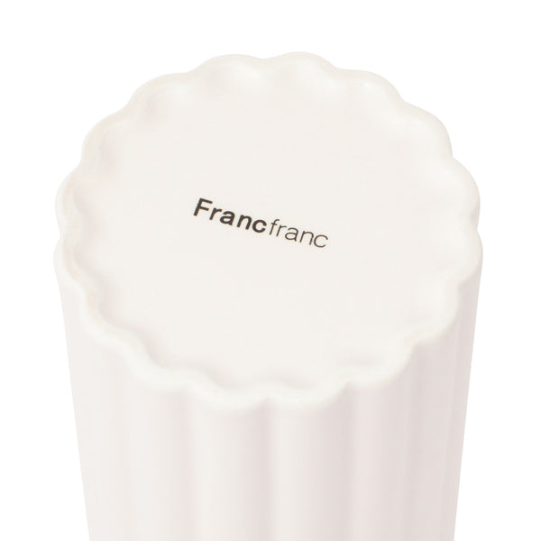 スカラップ キッチンディスペンサー マットホワイト