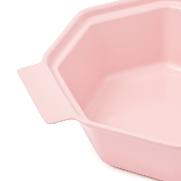 ダイヤ 軽量 クッキングポット 21cm ピンク