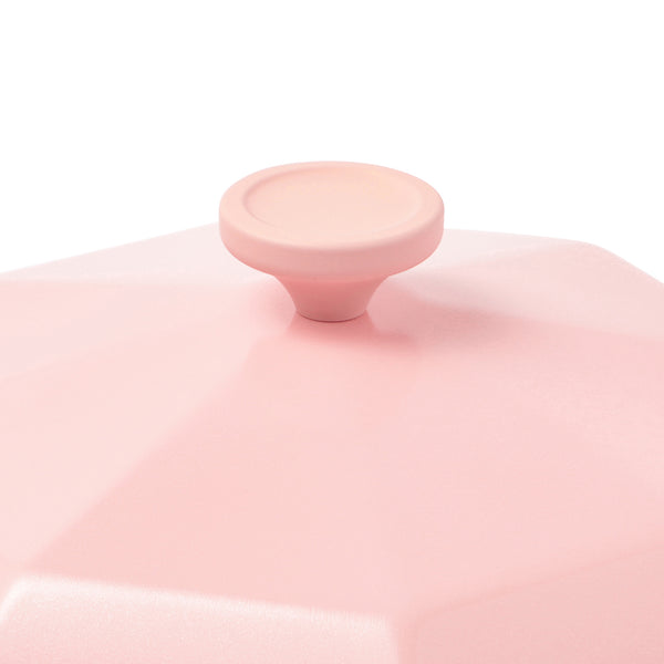 ダイヤ 軽量 クッキングポット 21cm ピンク