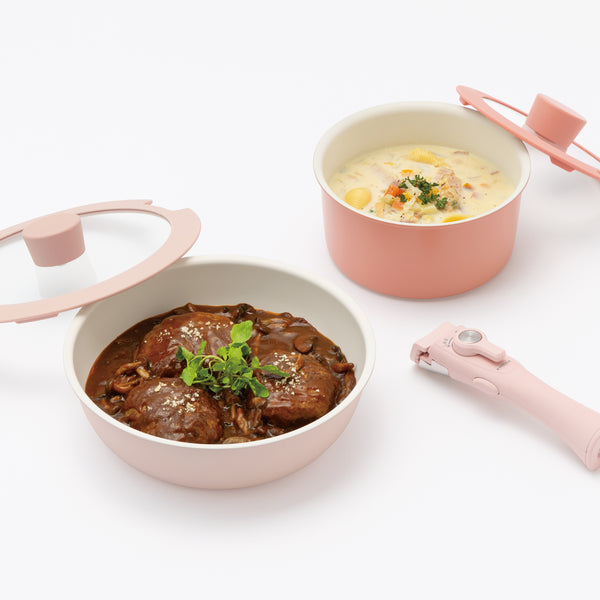 GO TABLE 鍋・フライパン ベーシック5点セット ピンク | Francfranc