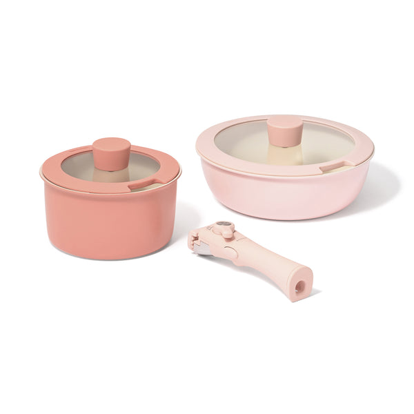 GO TABLE 鍋・フライパン ベーシック5点セット ピンク | Francfranc