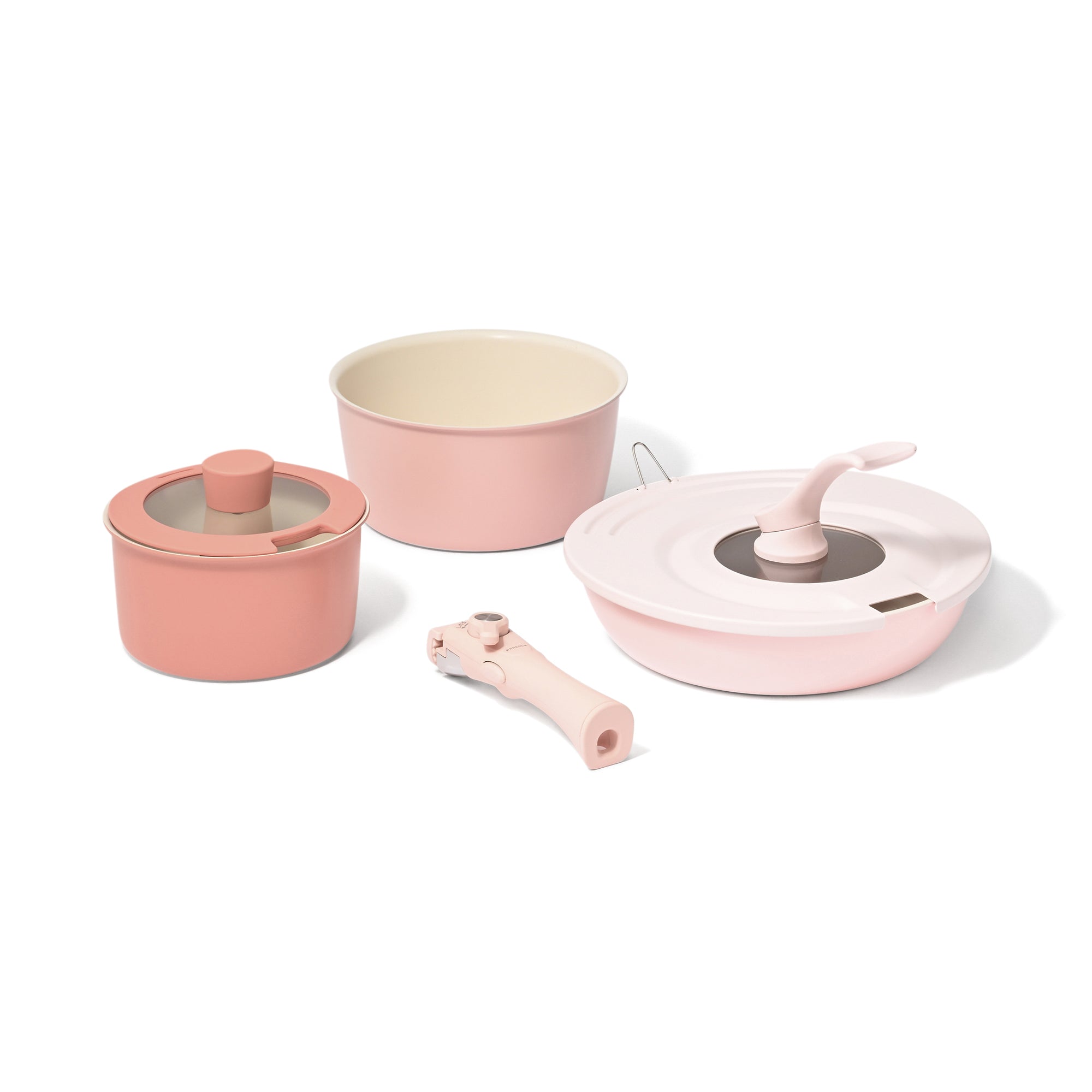 GO TABLE 鍋・フライパン バラエティ6点セット ピンク