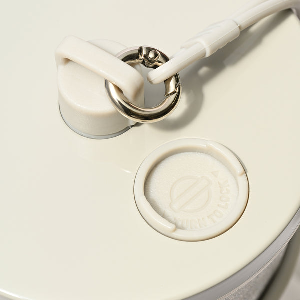 ストロー付きステンレスタンブラー グリッター シルバー