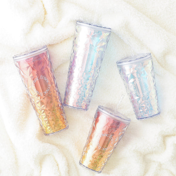 オーロラ プラスチックタンブラー L ホワイト