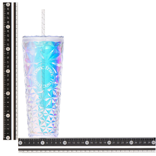 オーロラ プラスチックタンブラー L ホワイト