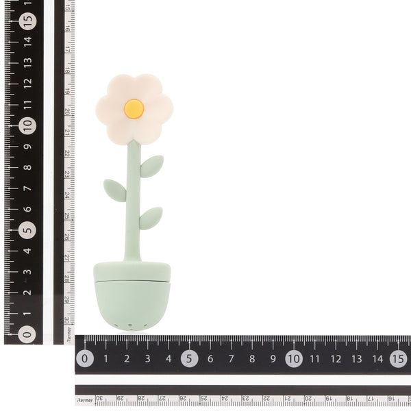 ティーストレーナー フラワー アイボリー