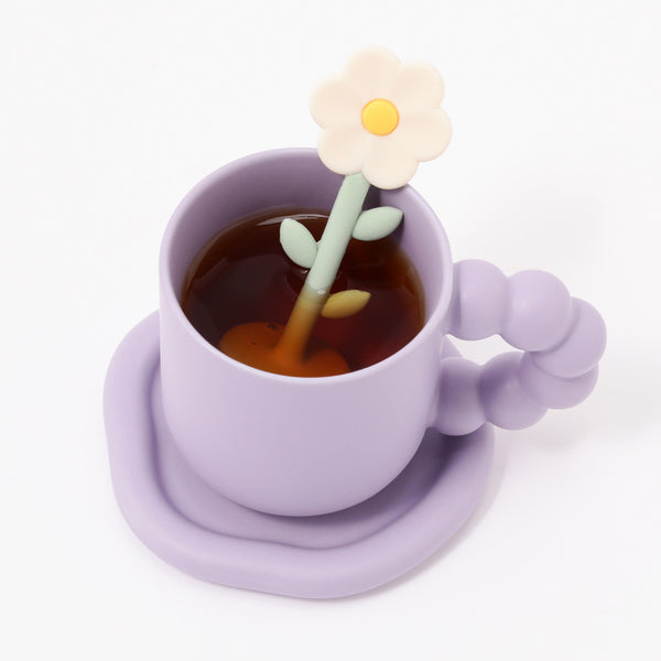 ティーストレーナー フラワー アイボリー