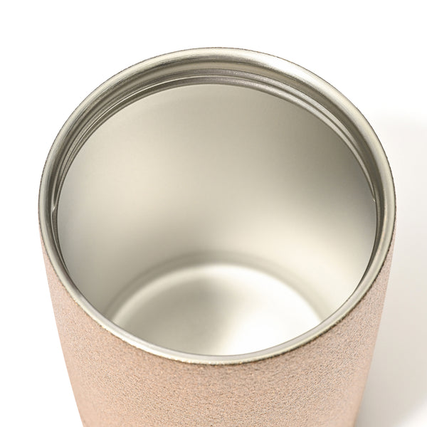 チャーム付きステンレスタンブラー グリッター ゴールド