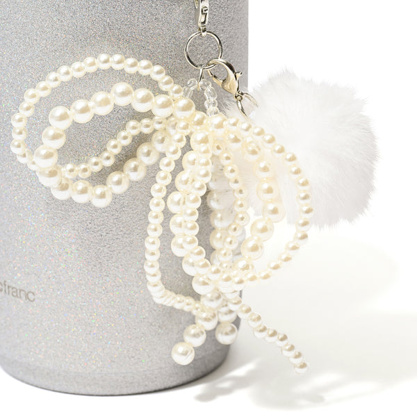 チャーム付きステンレスタンブラー グリッター シルバー | Francfranc