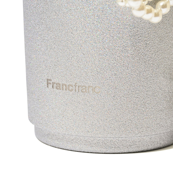 チャーム付きステンレスタンブラー グリッター シルバー | Francfranc