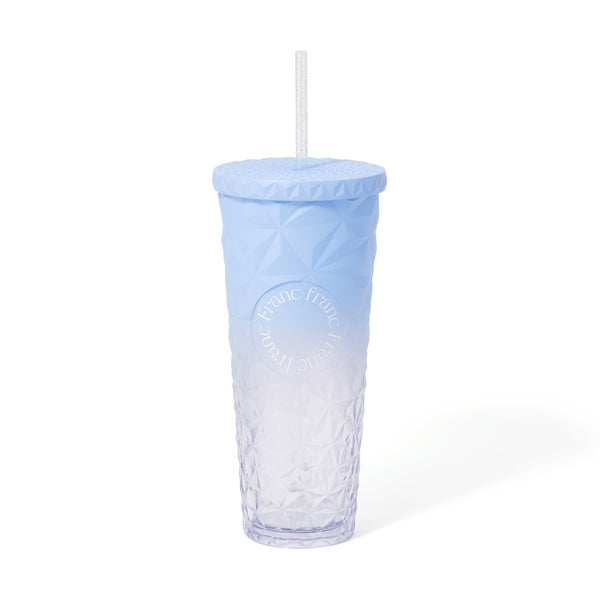 カラー プラスチックタンブラー L ブルー