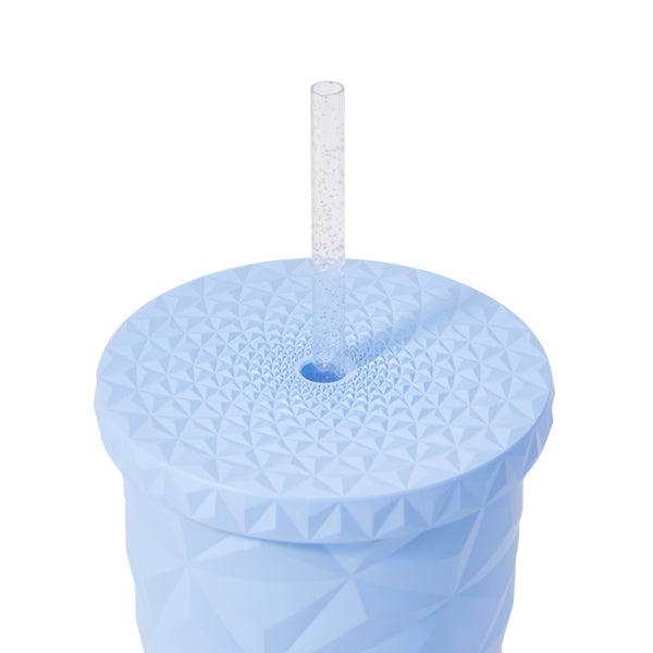 カラー プラスチックタンブラー L ブルー