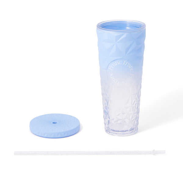 カラー プラスチックタンブラー L ブルー