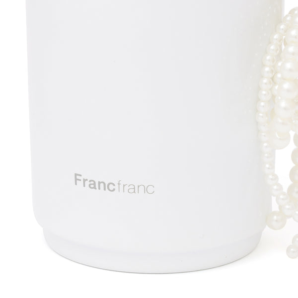 チャーム付き ステンレスタンブラー ホワイト