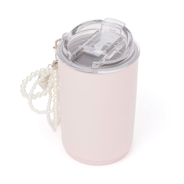 チャーム付き ステンレスタンブラー ピンク