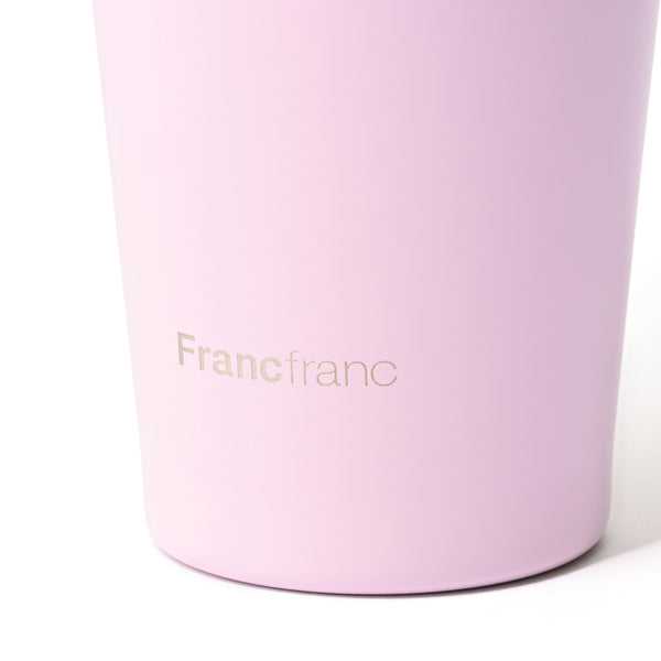 ストロー付きステンレスタンブラー ピンク