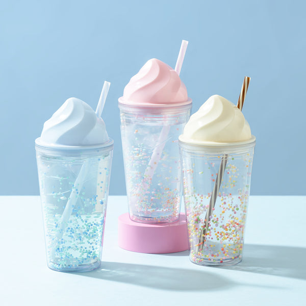 アイス プラスチックタンブラー ブルー