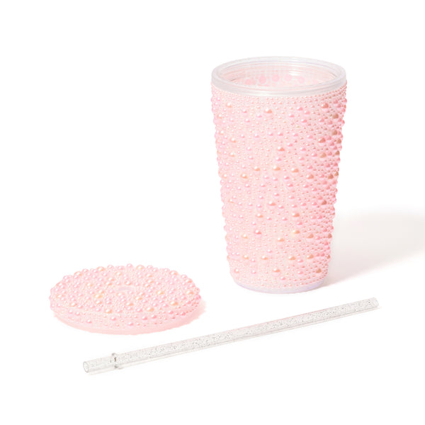 パールライク プラスチックタンブラー ピンク