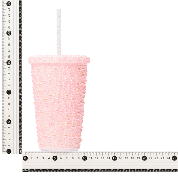 パールライク プラスチックタンブラー ピンク