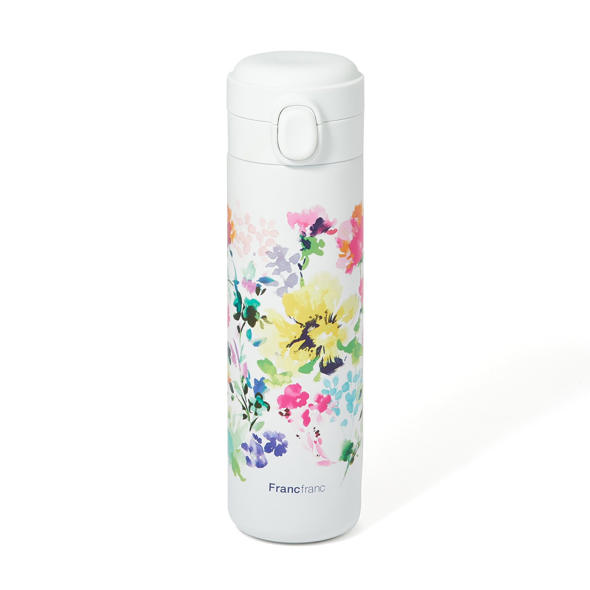 ○ワンタッチステンレスボトル 480ml フラワー