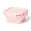 折り畳みシリコン フードコンテナ ピンク