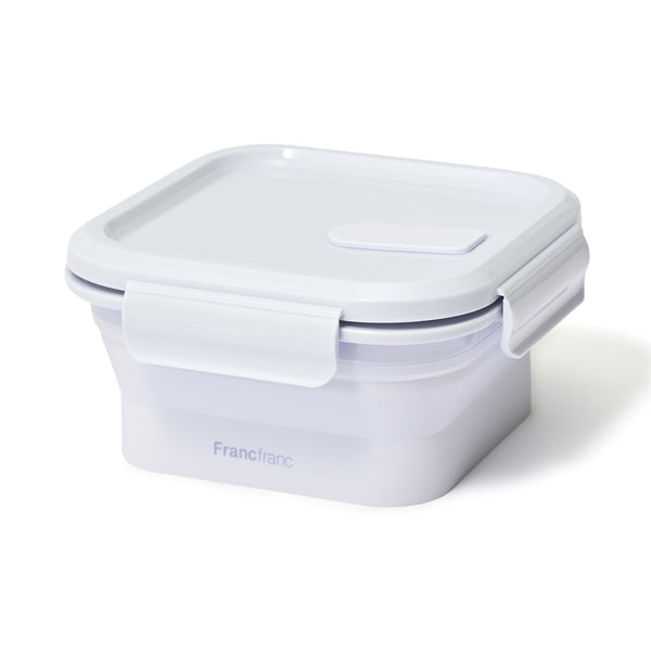 折り畳みシリコン フードコンテナ ブルー