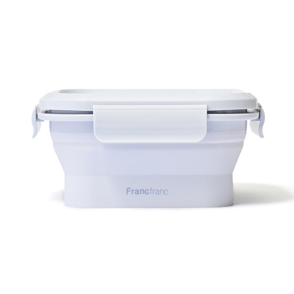 折り畳みシリコン フードコンテナ ブルー