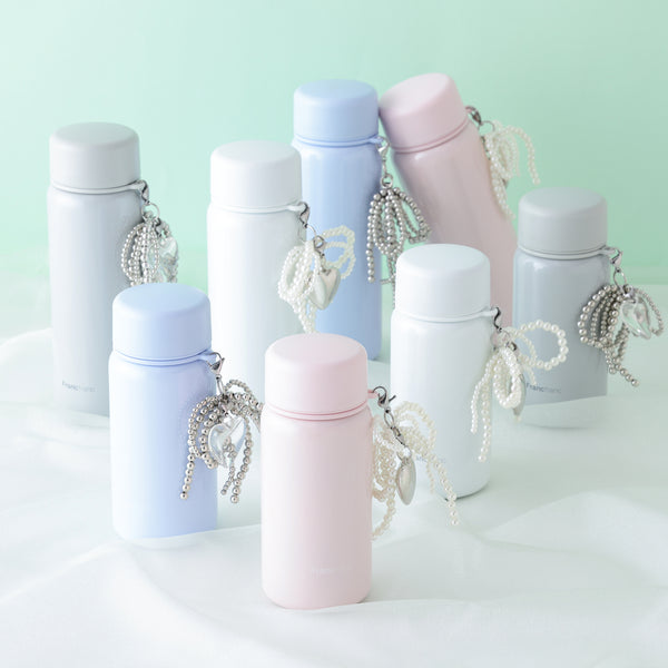 チャーム ステンレスボトル 350ml ホワイト