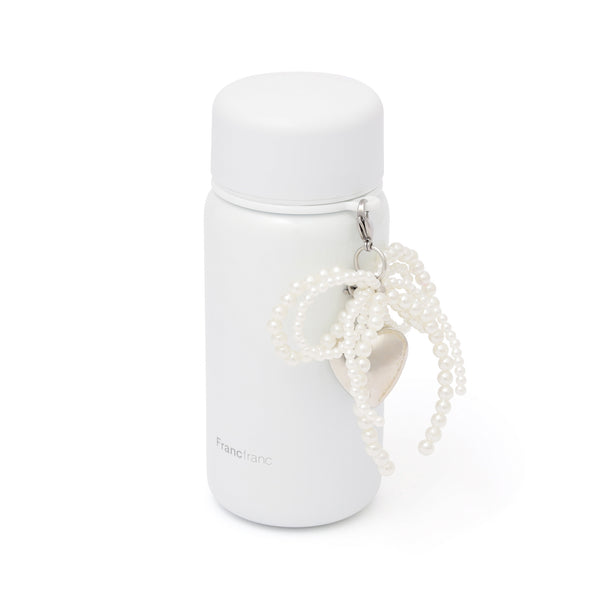 チャーム ステンレスボトル 350ml ホワイト