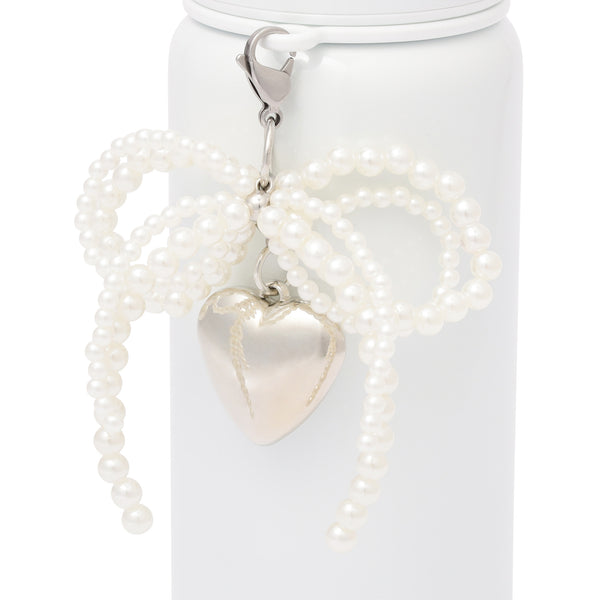 チャーム ステンレスボトル 350ml ホワイト