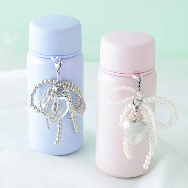 チャーム ステンレスボトル 350ml ピンク