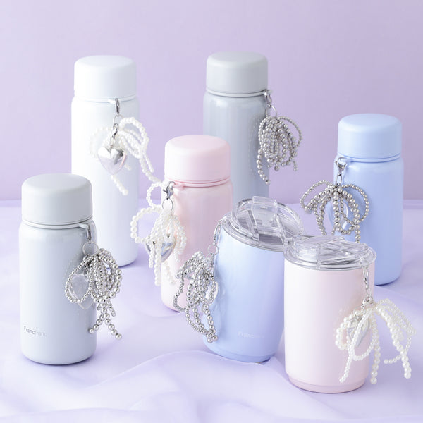 チャーム ステンレスボトル 350ml ブルー