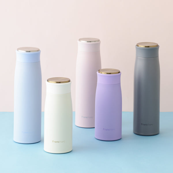 マット ステンレスボトル 350ml パープル