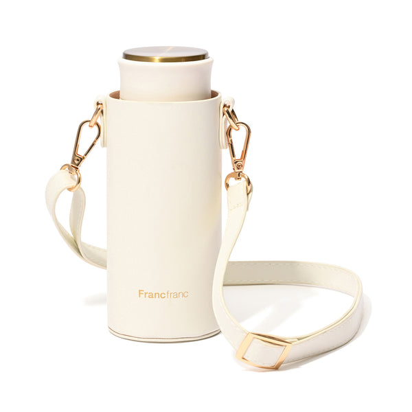 マット ステンレスボトル ホルダーセット 350ml ホワイト | Francfranc