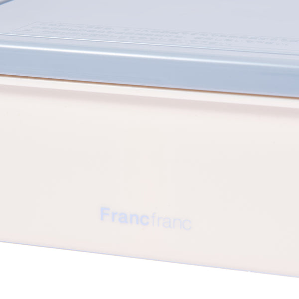 ロゴ ケース付き ピクニックランチボックス ブルー | Francfranc