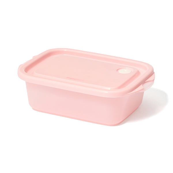 フードコンテナ スクエア ピンク (２個セット)